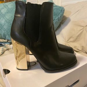 Sexy block heel bootie